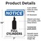 Signmission Full Cylinders OSHA Notice Sign, Plastic, 7in W x 10in L, 2PK OS-2PACK-NS-P-710-V-12961 - alternate 3
